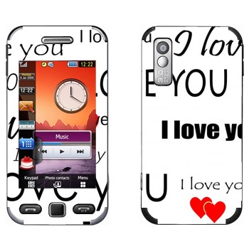   «I Love You -   »   Samsung S5230