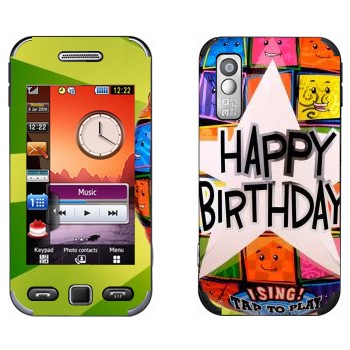   «  Happy birthday»   Samsung S5230