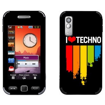   «I love techno»   Samsung S5230