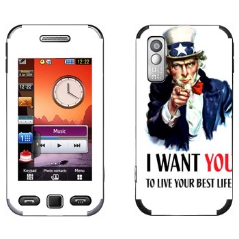   « : I want you!»   Samsung S5230