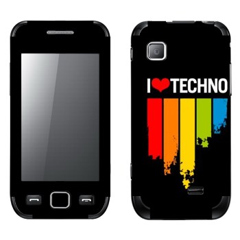   «I love techno»   Samsung Wave 525
